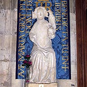 Statue of St. Mary the Virgin in Howden Minster -  Nash Ford Publishing