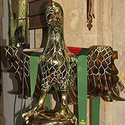 15th Century Falcon Lectern in Chipping Camden Church