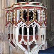 Wine Glass Pre-reformation Pulpit in Cirencester Church