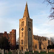 Buckden Church in Huntingdonshire