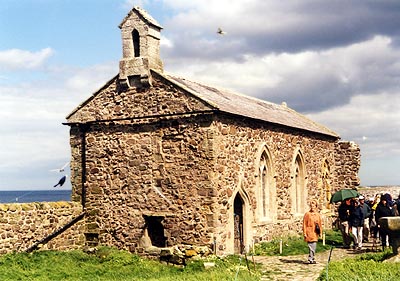 St. Cuthbert's Chapel in the Farne Islands, Northumberland