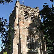 Burford Church in Shropshire