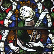 Ancestor from the Stained Glass Jesse Tree in Ludlow Church