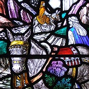 Donkey Stained Glass in Strensham Church