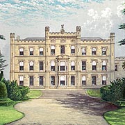 Antique Print of Elvaston Castle (Derbyshire)