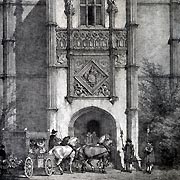 Antique Print of Montacute House (Somerset)