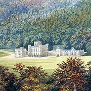 Antique Print of Taymouth Castle (Perthshire)