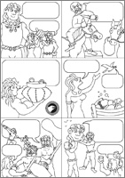 Bendigeidfran Comic Strip Sheet