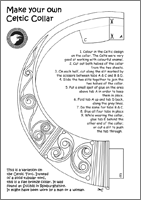 Make your own Celtic Collar Sheet