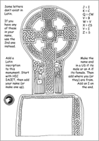 Celtic Monument Activity Sheet