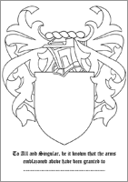 Design your own Coat of Arms Sheet