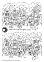 Great Fire of London Spot the Difference Sheet