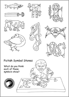Pictish Symbol Stones Activity Sheet