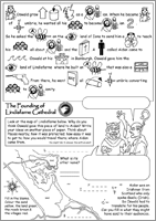 Anglo-Saxon St. Aidan's Story Activity Sheet