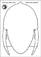 Draw an Anglo-Saxon Sutton Hoo Helmet Activity Sheet
