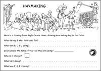Saxon Haymaking Activity Sheet