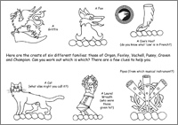 Heraldic Crests Activity Sheet