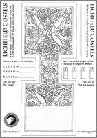 Lichfield Gospels Activity Sheet