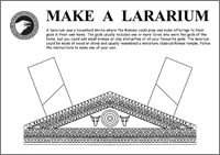 Make a Lararium Activity Sheet
