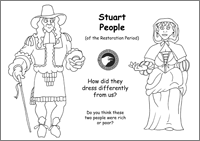Restoration Costume Activity Sheet