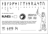 Viking Runes Activity Sheet