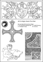 Anglo-Saxon Church Art Activity Sheet