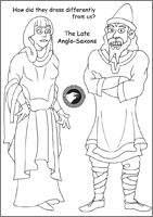 Anglo-Saxon Costume Activity Sheet