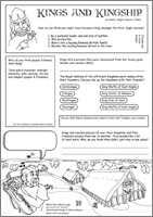 Anglo-Saxon Kings Activity Sheet