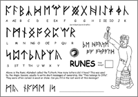 Anglo-Saxon Runes Sheet