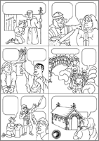 St. Alban's Story Comic Strip Sheet