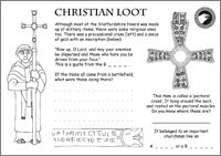 Christian Loot in the Staffordshire Hoard Activity Sheet
