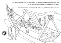 Ship Burial Objects Activity Sheet