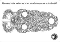 Sutton Hoo Buckle Activity Sheet
