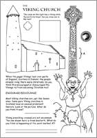 Viking Church Activity Sheet