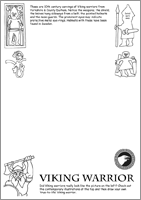 Viking Warrior Activity Sheet