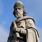 King Alfred's Statue at Wantage in Berkshire
