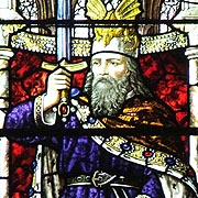 King Arthur in Stained Glass