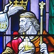 Stained Glass Window of King Edgar's Coronation -  Nash Ford Publishing
