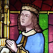 Victorian Stained Glass Window featuring King Edward V -  Nash Ford Publishing
