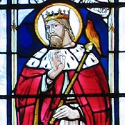 Stained Glass Window of King Edward the Confessor - © Nash Ford Publishing
