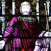 King Ethelbert of Kent in Stained Glass - 
                        Nash Ford Publishing