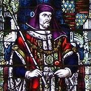 Stained glass window featuring King Henry IV -  Nash Ford Publishing