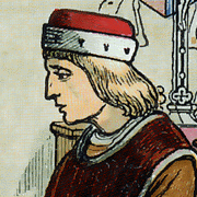 Coloured Engraving featuring King Henry VI -  Nash Ford Publishing