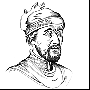 Drawing of Richard Neville, Earl of Warwick, after an Elizabethan Portrait -  Nash Ford Publishing