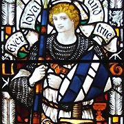 Sir Bors in Stained Glass
