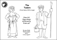 Tudor Costume Activity Sheet 2
