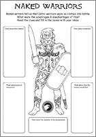 Iron Age/Celtic Warrior Worksheet  Celtic warriors, History worksheets,  Celtic