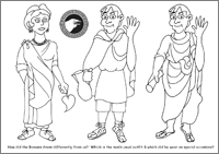 Roman Britain Activity Sheets for Kids