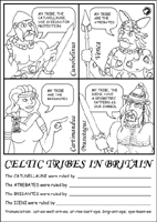 Iron Age Celtic Britain Activity Sheets for Kids